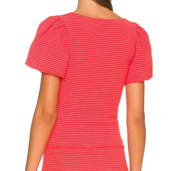 Nation LTD Scarlett smocked top XS - Picture 7 of 11